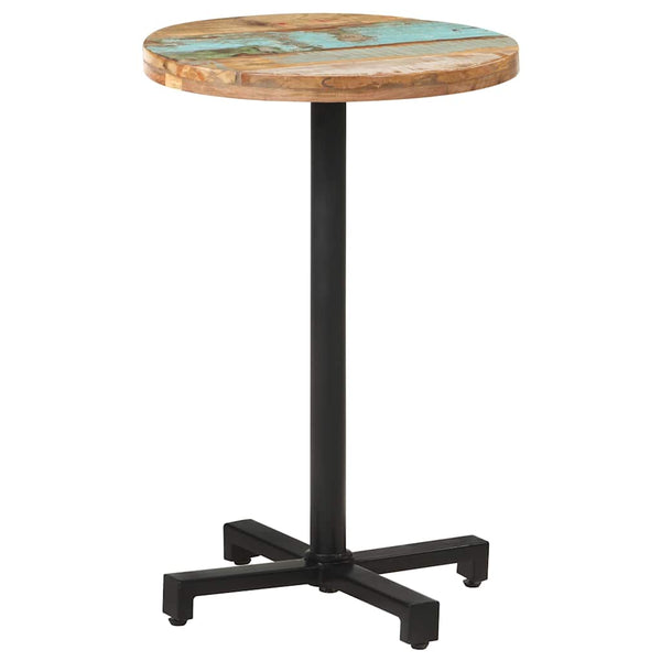 vidaXL Round Bistro Table Ø50x75 cm Solid Reclaimed Wood