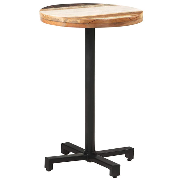 vidaXL Round Bistro Table Ø50x75 cm Solid Reclaimed Wood