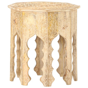 vidaXL Side Table Ø48 cm Solid Mango Wood