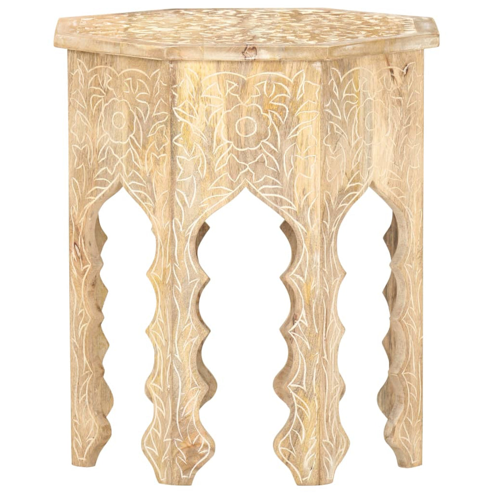 vidaXL Side Table Ø48 cm Solid Mango Wood