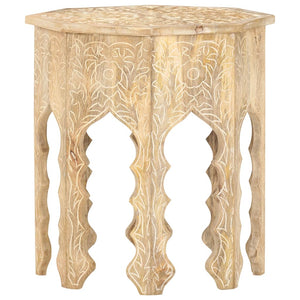 vidaXL Side Table Ø48 cm Solid Mango Wood