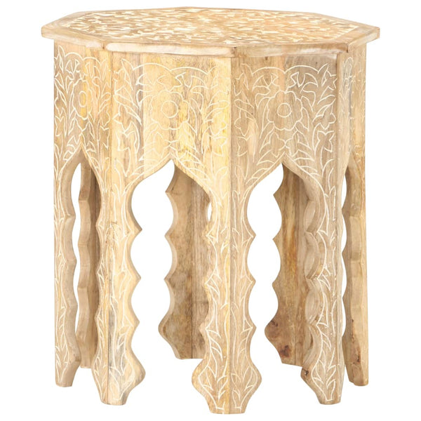 vidaXL Side Table Ø48 cm Solid Mango Wood