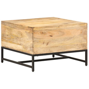 vidaXL Coffee Table 67x67x45 cm Solid Mango Wood