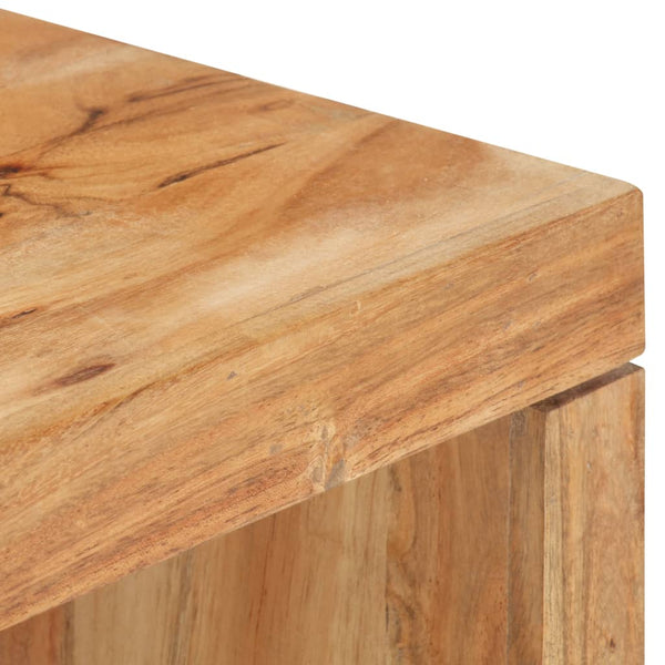 vidaXL 2-Piece Coffee Table Set Solid Acacia Wood