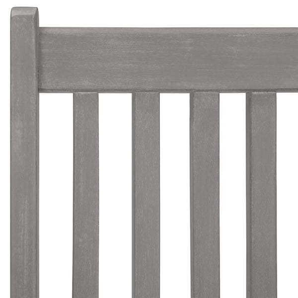 vidaXL Adjustable Garden Chairs 3 pcs. Grey Solid Acacia Wood
