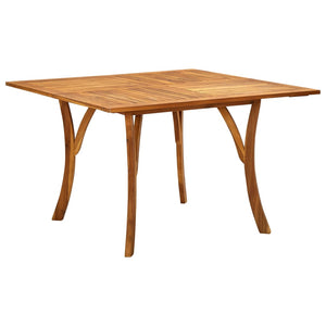vidaXL Garden Table 120x120x75 cm Solid Acacia Wood
