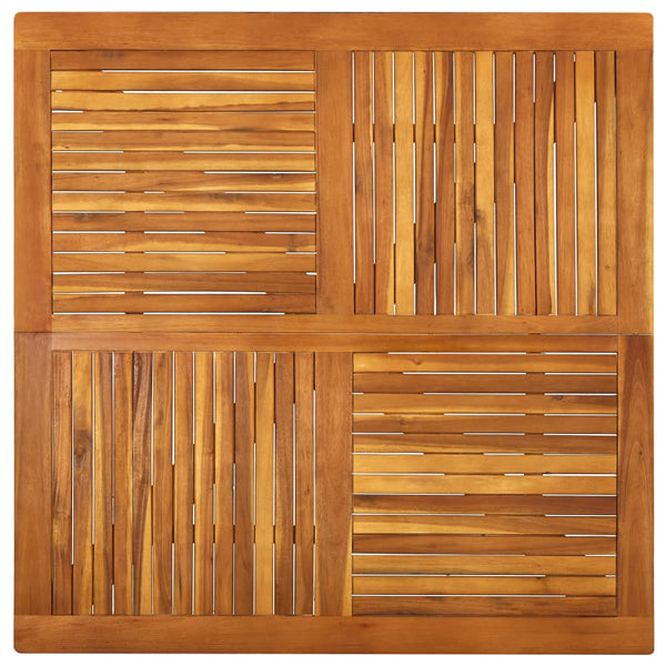 vidaXL Garden Table 120x120x75 cm Solid Acacia Wood