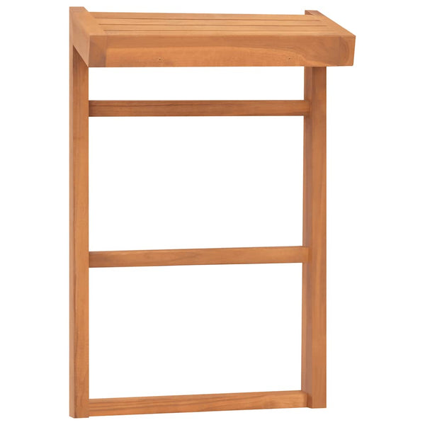 vidaXL Towel Rack 2 pcs. Solid Teak Wood