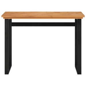 vidaXL Desk 100x45x75 cm Solid Teak Wood