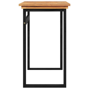 vidaXL Desk 100x45x75 cm Solid Teak Wood