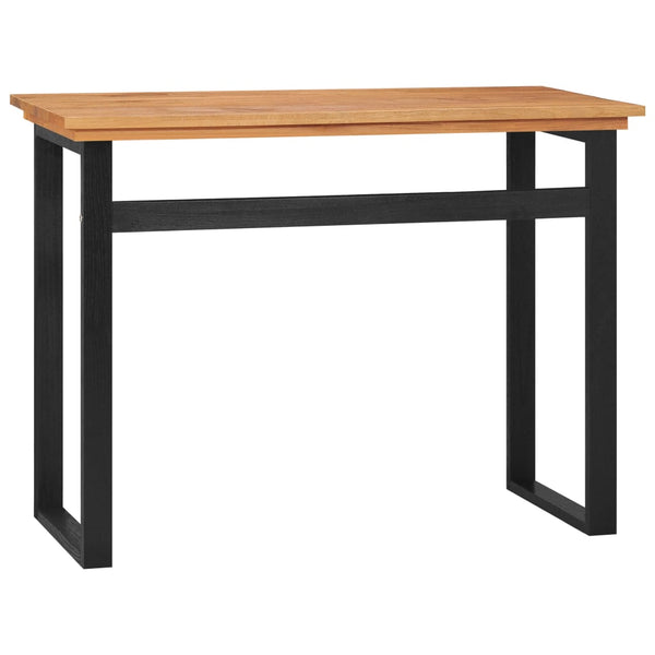 vidaXL Desk 100x45x75 cm Solid Teak Wood