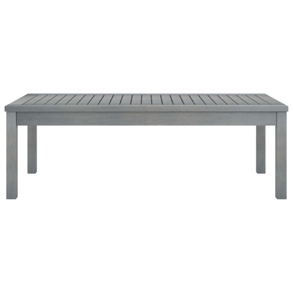 4-tlg. Garten-Lounge-Set mit Auflagen Massivholz Akazie