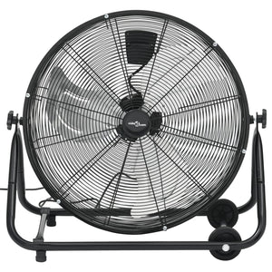 vidaXL Drum Fan Industrial 60 cm 172.5 W Black