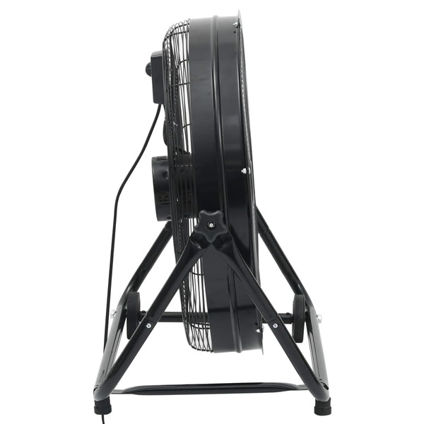 vidaXL Drum Fan Industrial 60 cm 172.5 W Black