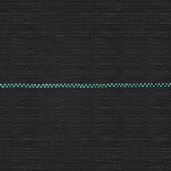 vidaXL Weed Fabric Black 2x100 m PP