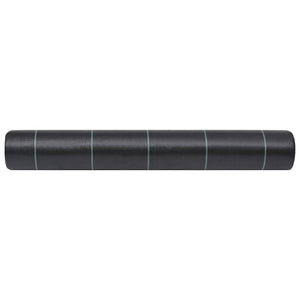 vidaXL Weed Fabric Black 2x100 m PP