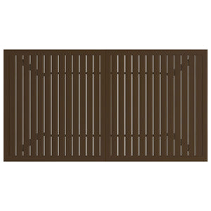 Gartentisch Braun 140x80x72 cm Stahl