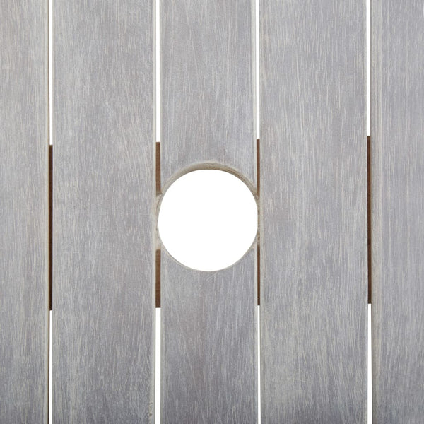 vidaXL Garden Table Grey 200x90x74 cm Solid Acacia Wood