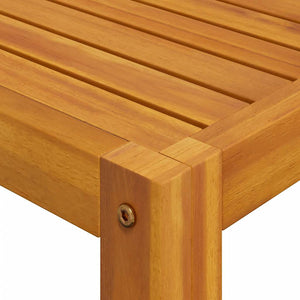 3-tlg. Garten-Lounge-Set mit Kissen Massivholz Akazie