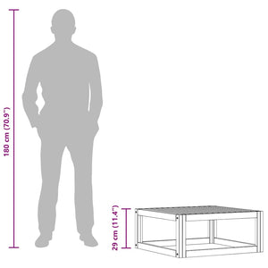 3-tlg. Garten-Lounge-Set mit Kissen Massivholz Akazie