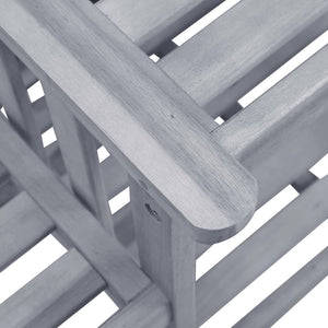 vidaXL Garden Chairs with Tea Table 159x61x92 cm Solid Acacia Wood