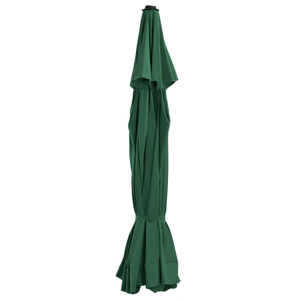 vidaXL Replacement Cover for Parasol Green 515 cm