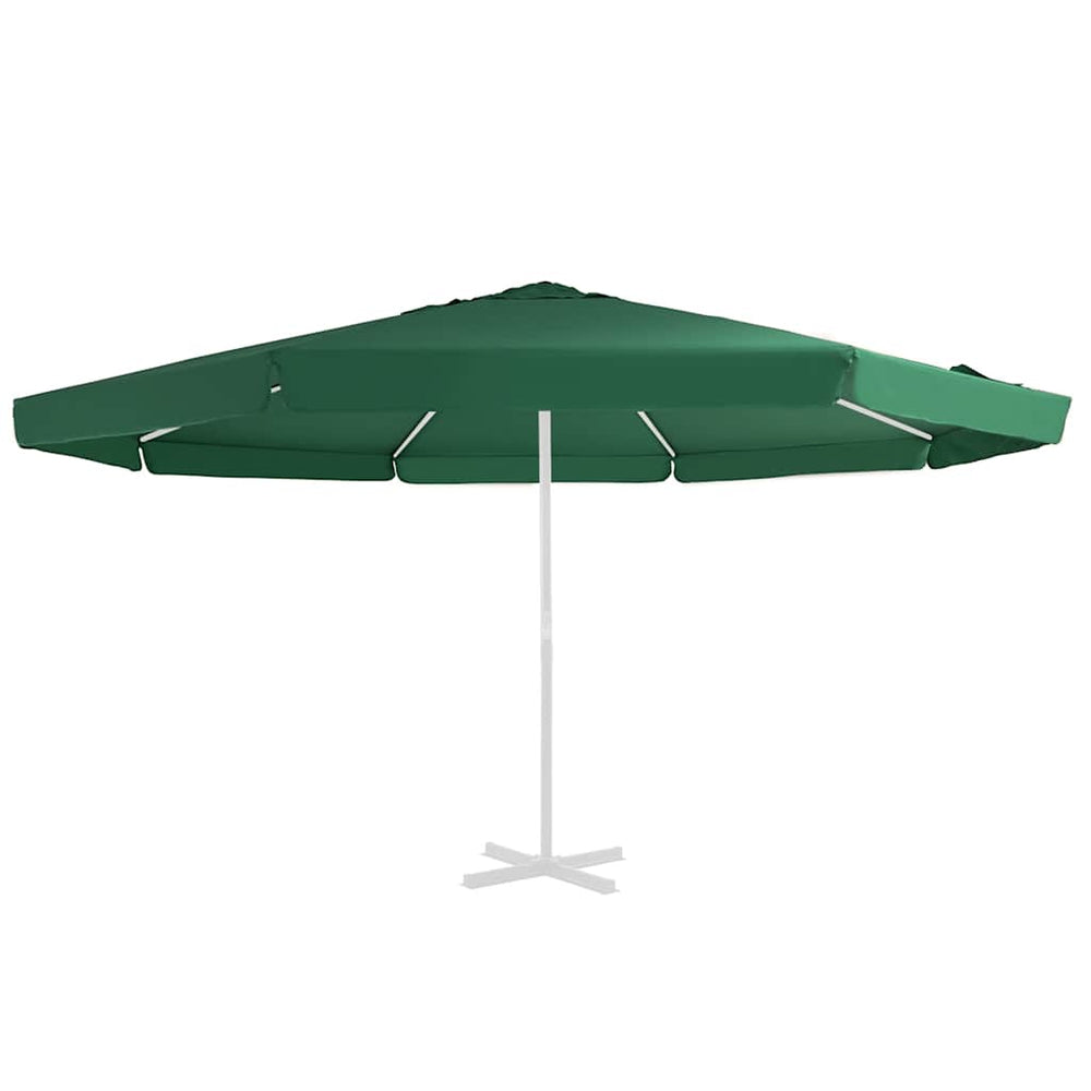 vidaXL Replacement Cover for Parasol Green 515 cm
