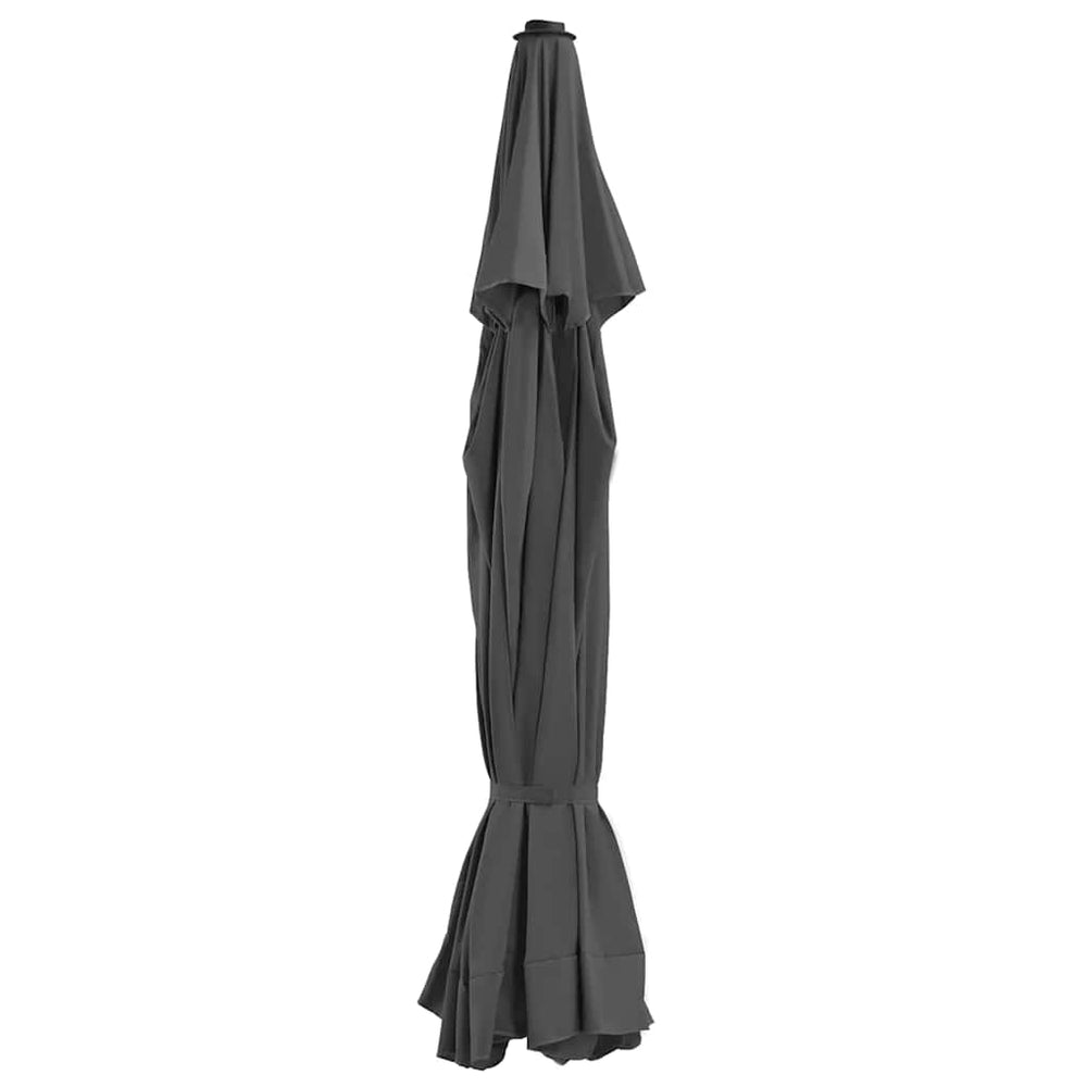vidaXL Umbrella Replacement Canopy Anthracite 515 cm