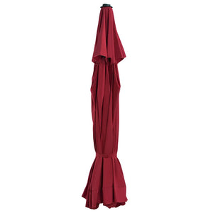 vidaXL Parasol Replacement Cover Burgundy 515 cm