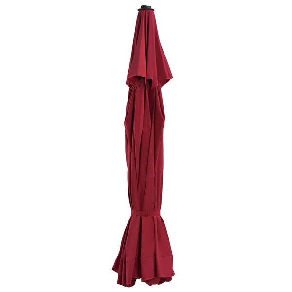 vidaXL Parasol Replacement Cover Burgundy 515 cm