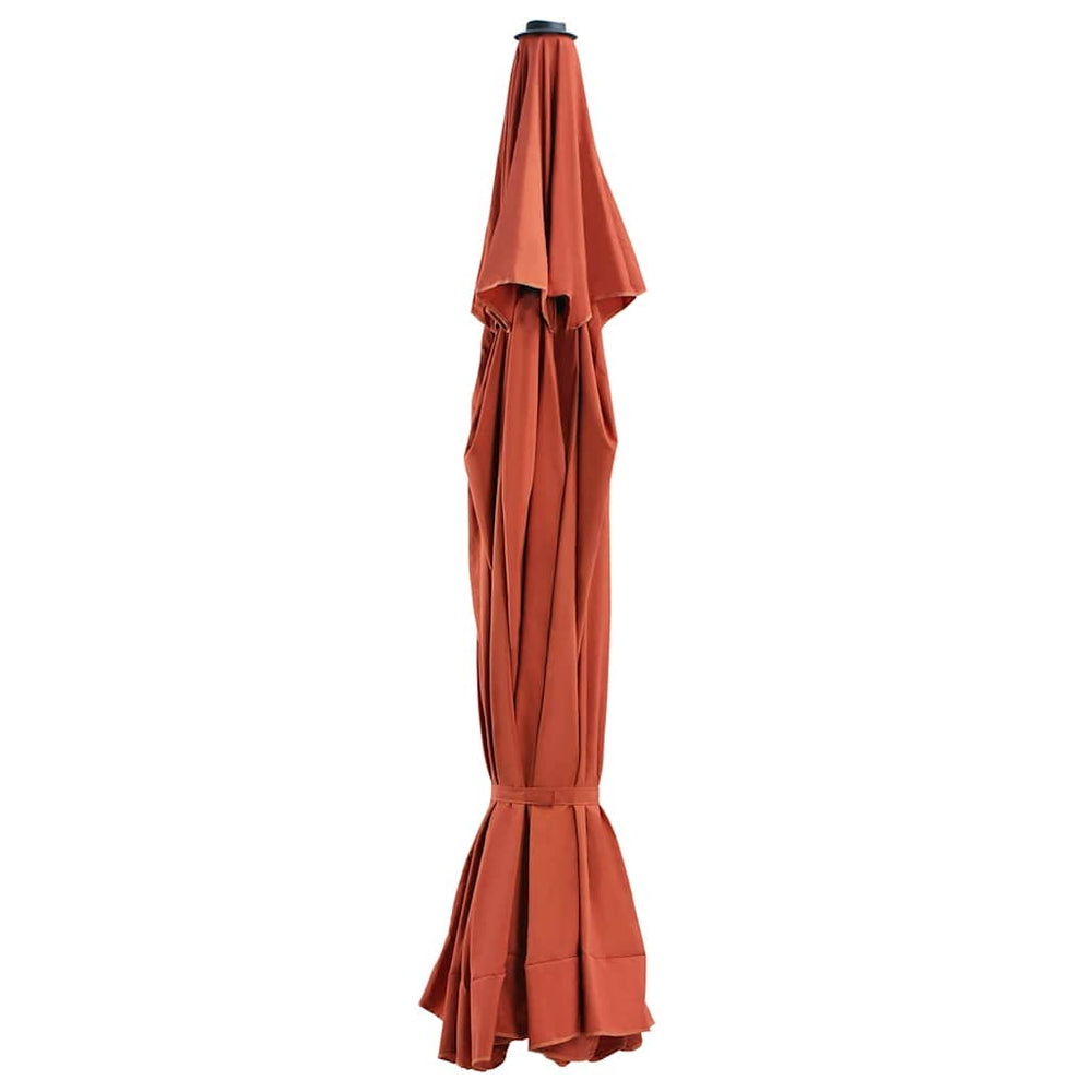 vidaXL Parasol Replacement Cover Terracotta Red 500 cm