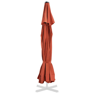 vidaXL Parasol Replacement Cover Terracotta Red 500 cm