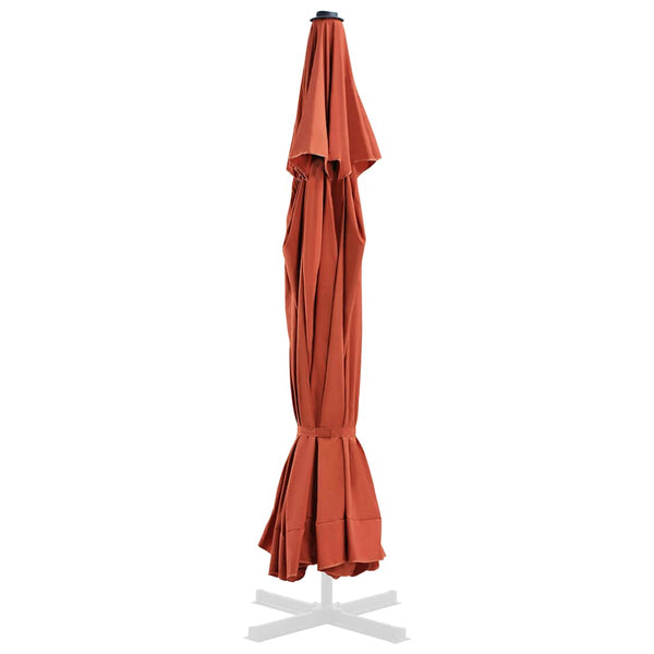 vidaXL Parasol Replacement Cover Terracotta Red 500 cm