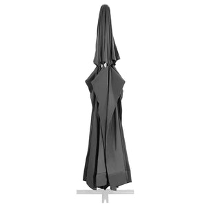 Ersatzbezug für Sonnenschirm Anthrazit 610 cm