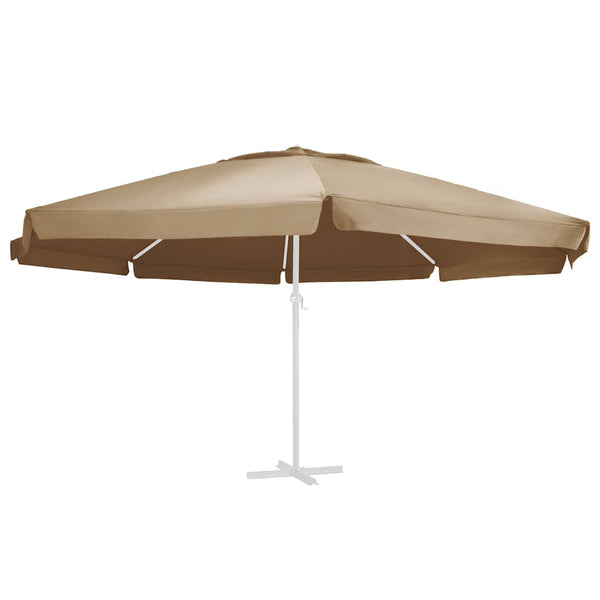 Ersatzbezug für Sonnenschirm Taupe 610 cm