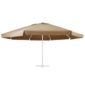 Ersatzbezug für Sonnenschirm Taupe 610 cm