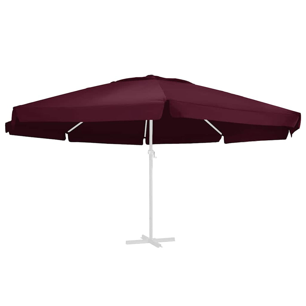 Ersatzbezug für Sonnenschirm Bordeauxrot 610 cm