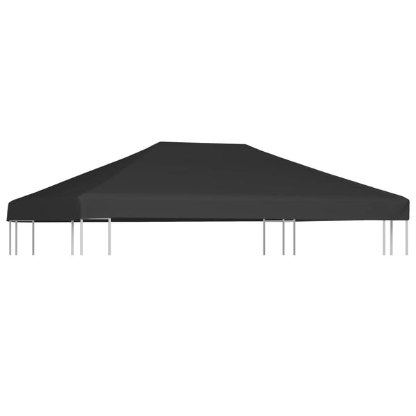 vidaXL Gazebo Roof 270 g/m² 4x3 m Black