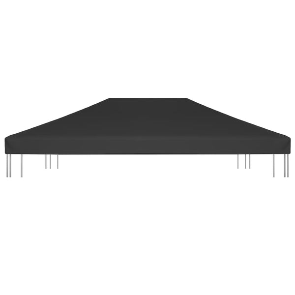 vidaXL Gazebo Roof 270 g/m² 4x3 m Black
