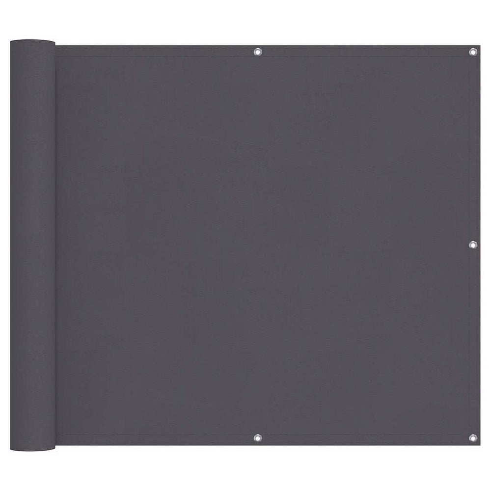 vidaXL Balcony Privacy Screen Anthracite 90x300 cm Oxford Fabric