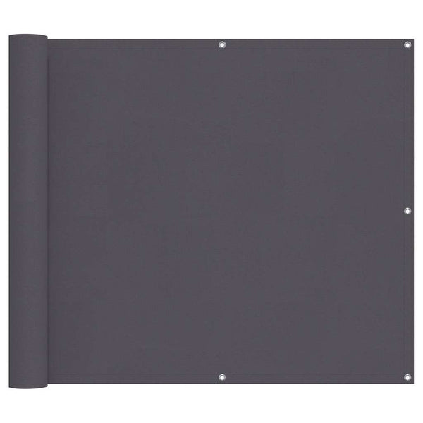 vidaXL Balcony Privacy Screen Anthracite 90x300 cm Oxford Fabric