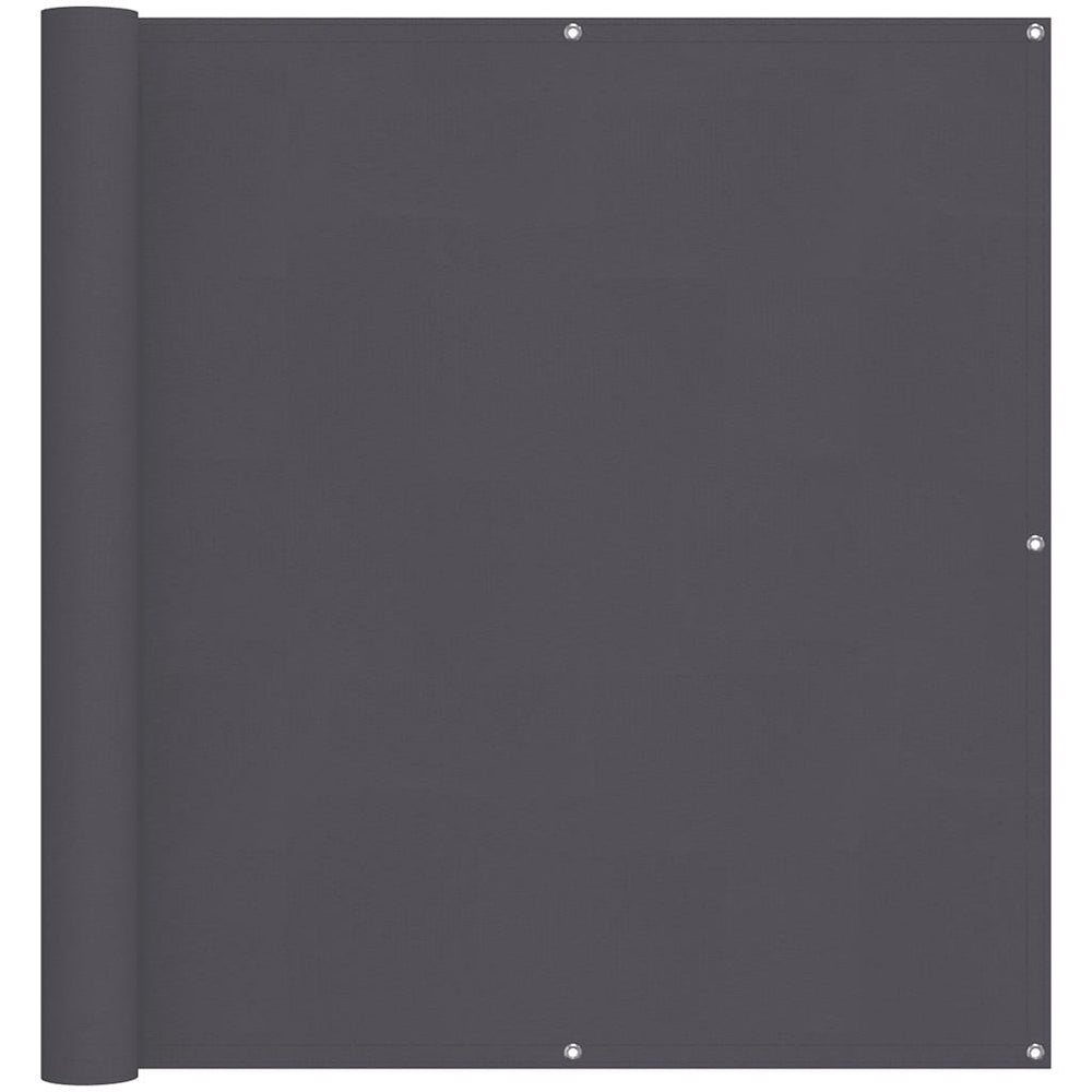vidaXL Balcony Privacy Screen Anthracite 120x300 cm Oxford Fabric