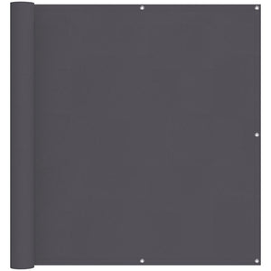vidaXL Balcony Privacy Screen Anthracite 120x300 cm Oxford Fabric