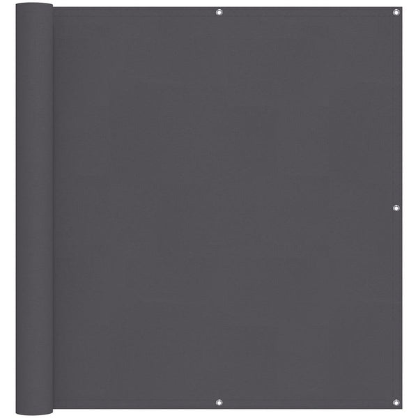 vidaXL Balcony Privacy Screen Anthracite 120x400 cm Oxford Fabric