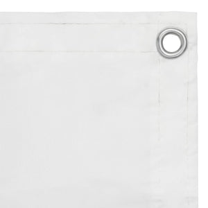 vidaXL Balcony Privacy Screen White 120x600 cm Oxford Fabric
