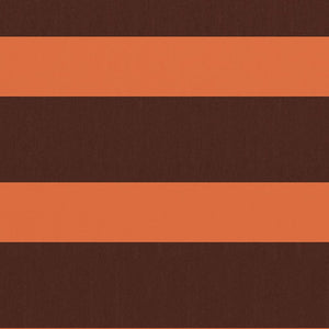 vidaXL Balcony Privacy Screen Orange and Brown 75x400 cm Oxford Fabric