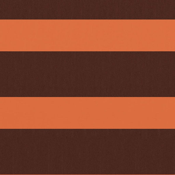 vidaXL Balcony Privacy Screen Orange and Brown 75x400 cm Oxford Fabric