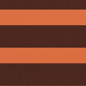 vidaXL Balcony Privacy Screen Orange and Brown 75x500 cm Oxford Fabric