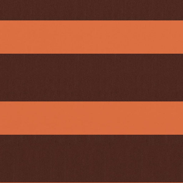 vidaXL Balcony Privacy Screen Orange and Brown 75x500 cm Oxford Fabric