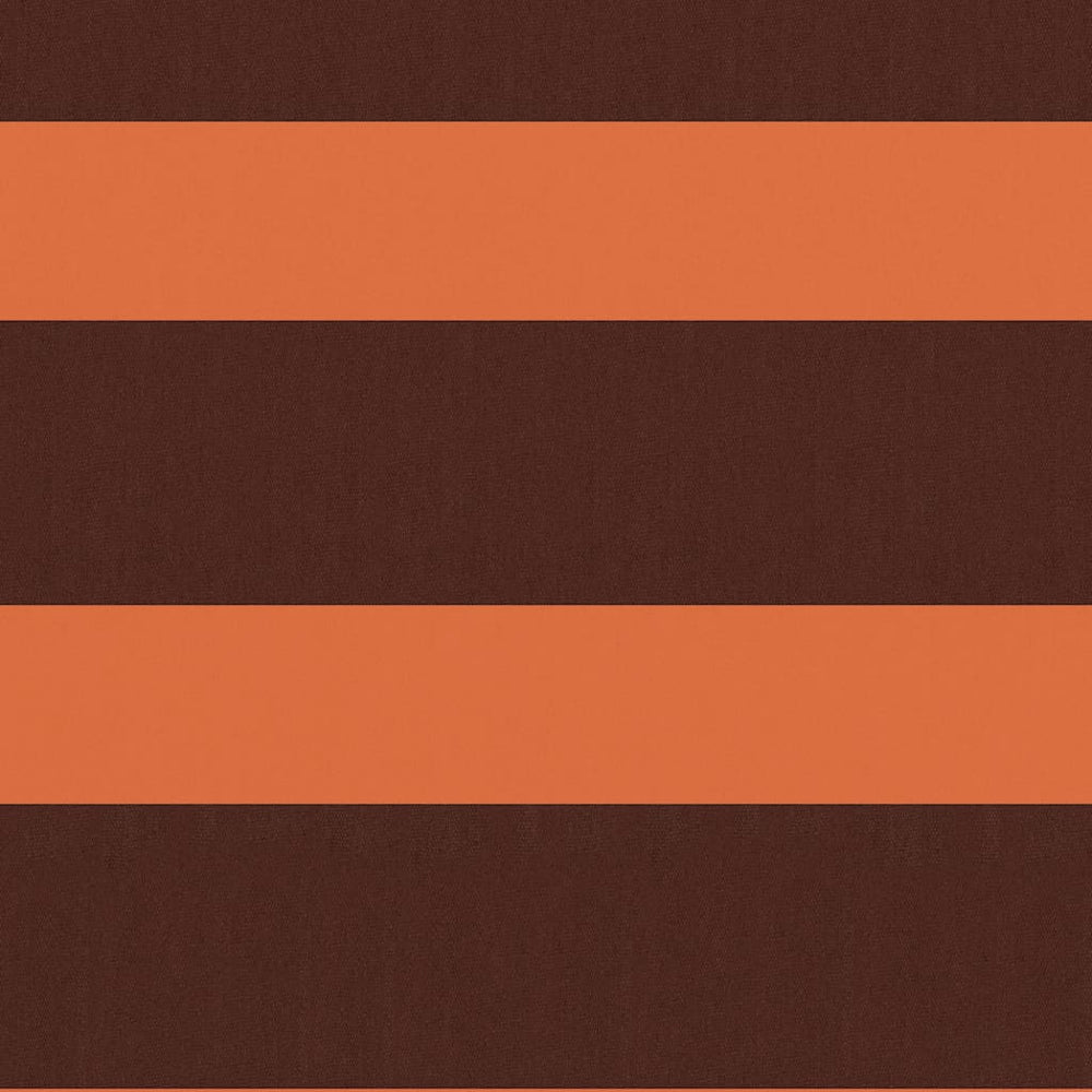 vidaXL Balcony Privacy Screen Orange and Brown 90x500 cm Oxford Fabric